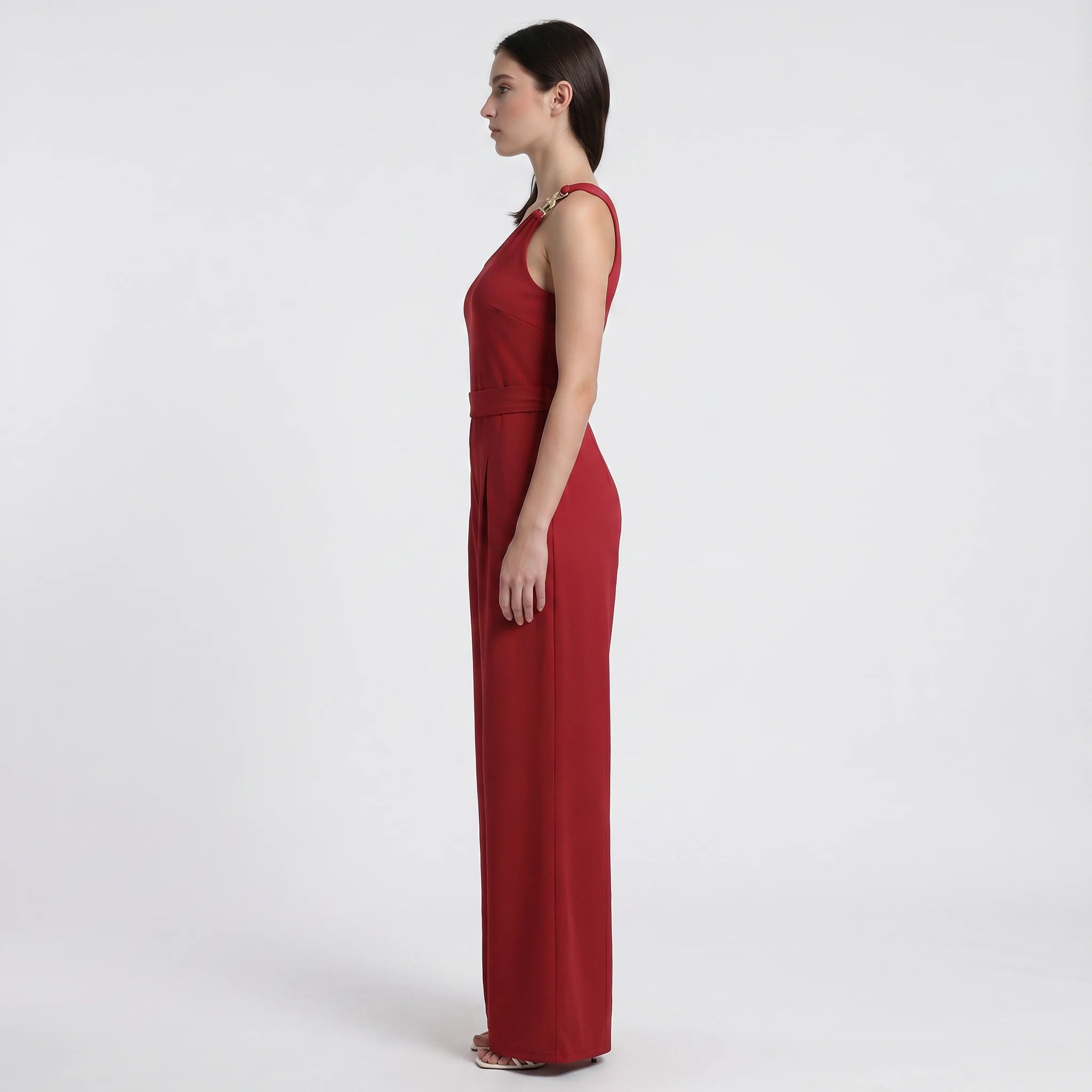 One-Shoulder Belted Jumpsuit WHD0605193-S-260143