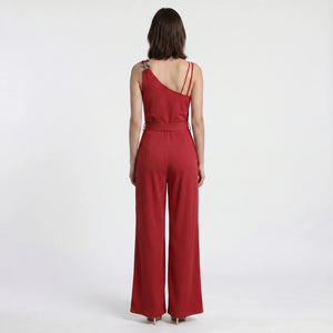 One-Shoulder Belted Jumpsuit WHD0605193-S-260143