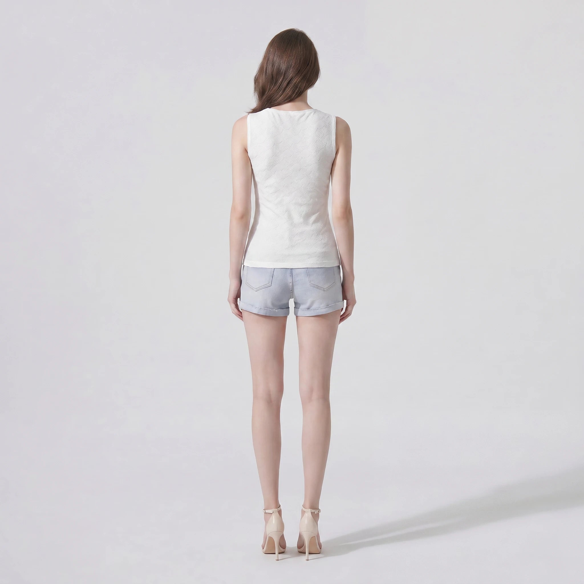 Starfish Detail Sleeveless Top WHD0605201-S-251175