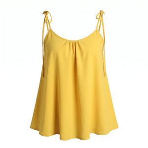 Tie Shoulder Swing Cami Top WHD0605227-S-2601226