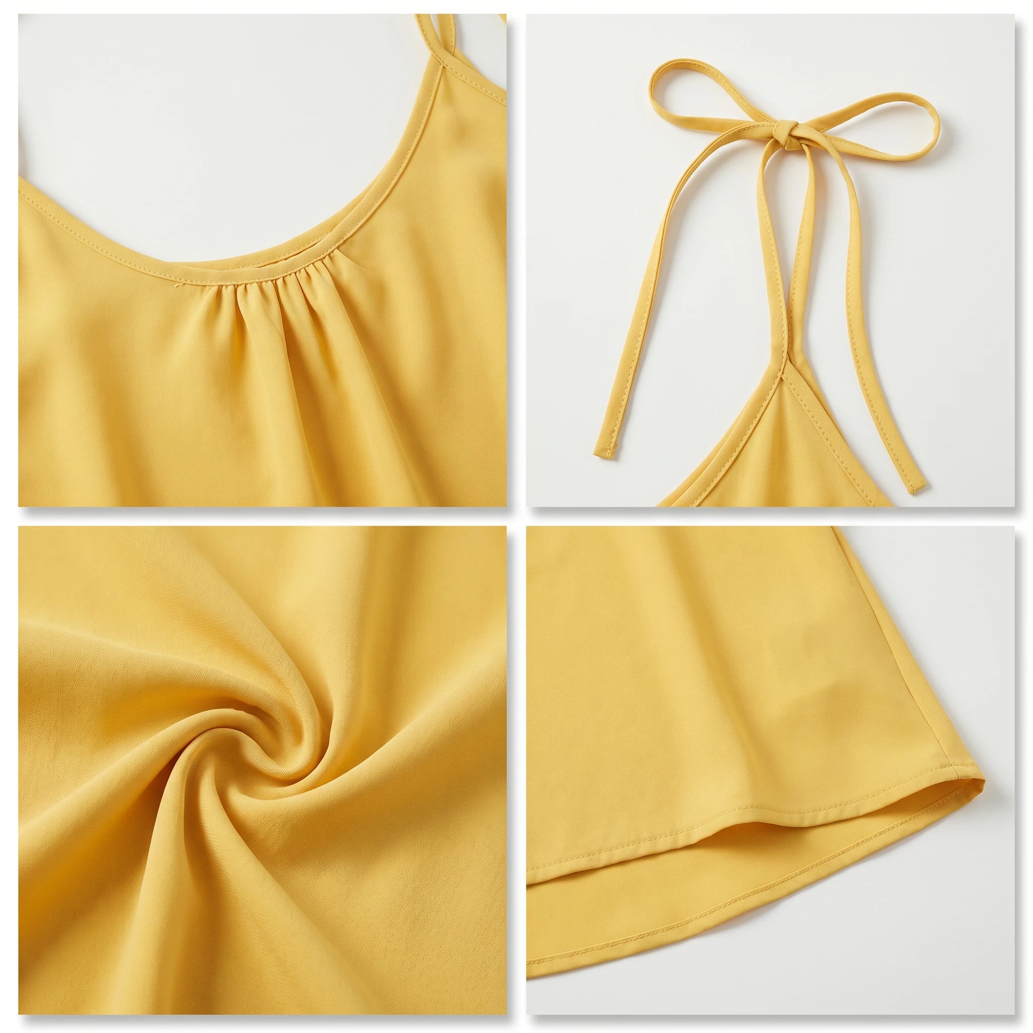 Tie Shoulder Swing Cami Top WHD0605227-S-2601226