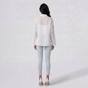 Floral Embroidered Sheer Blouse WHD0605234-S-250979-1