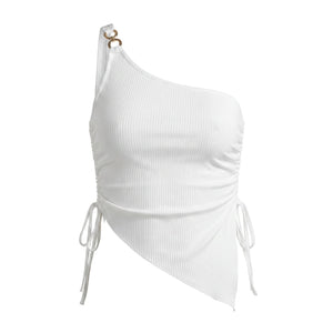 Asymmetric Ruched Cami Top WHD0605239-S-2503249