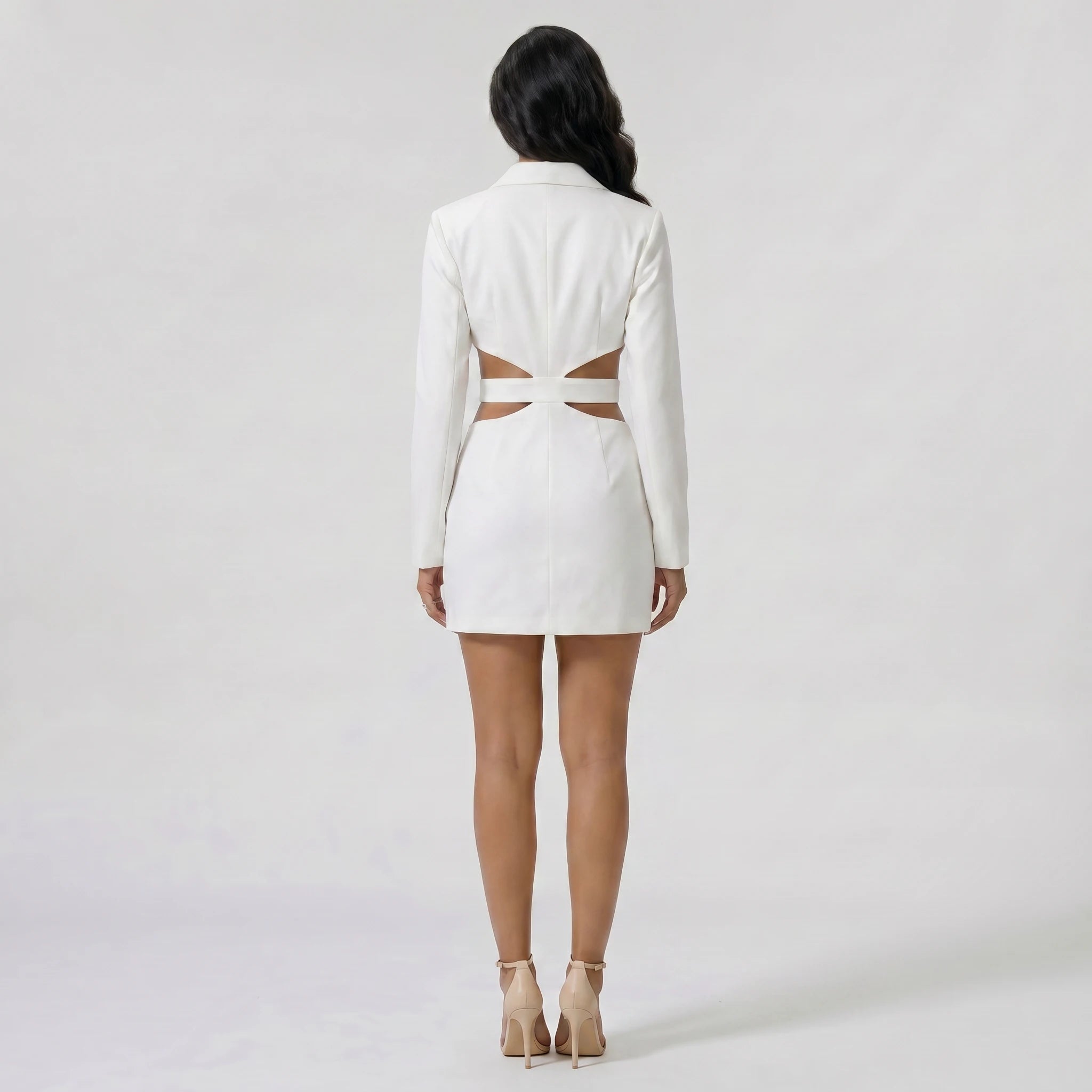 Cutout Blazer Mini Dress WHD0605295-CJ-250801W