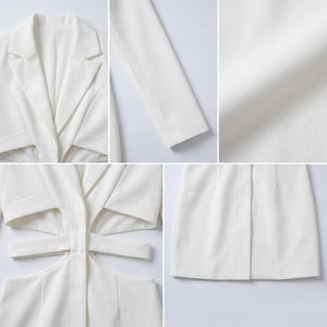 Cutout Blazer Mini Dress WHD0605295-CJ-250801W