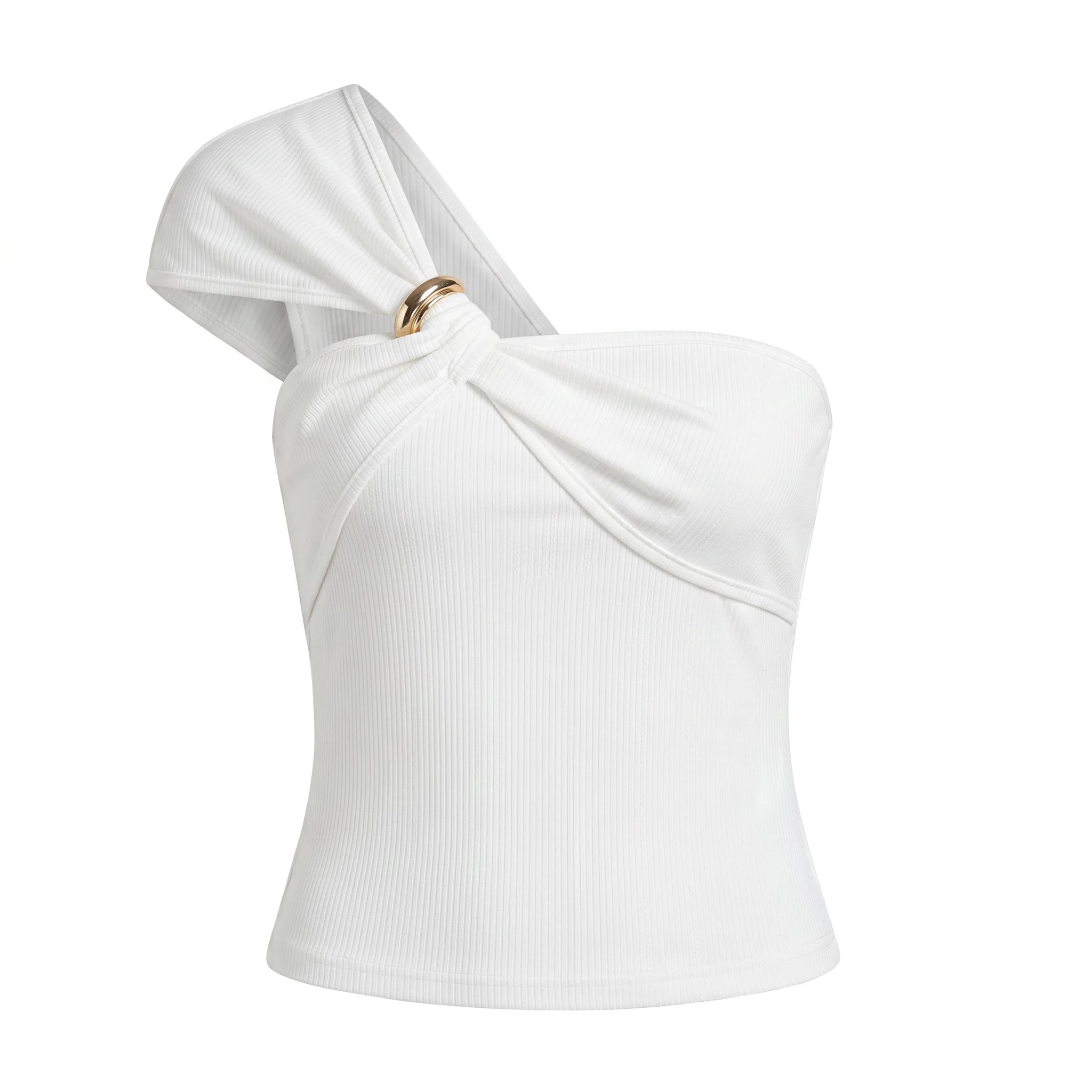 Ring Detail Ruched Top WHD0605296-S-260109
