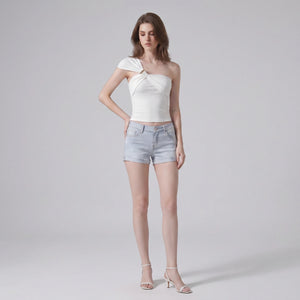 Ring Detail Ruched Top WHD0605296-S-260109