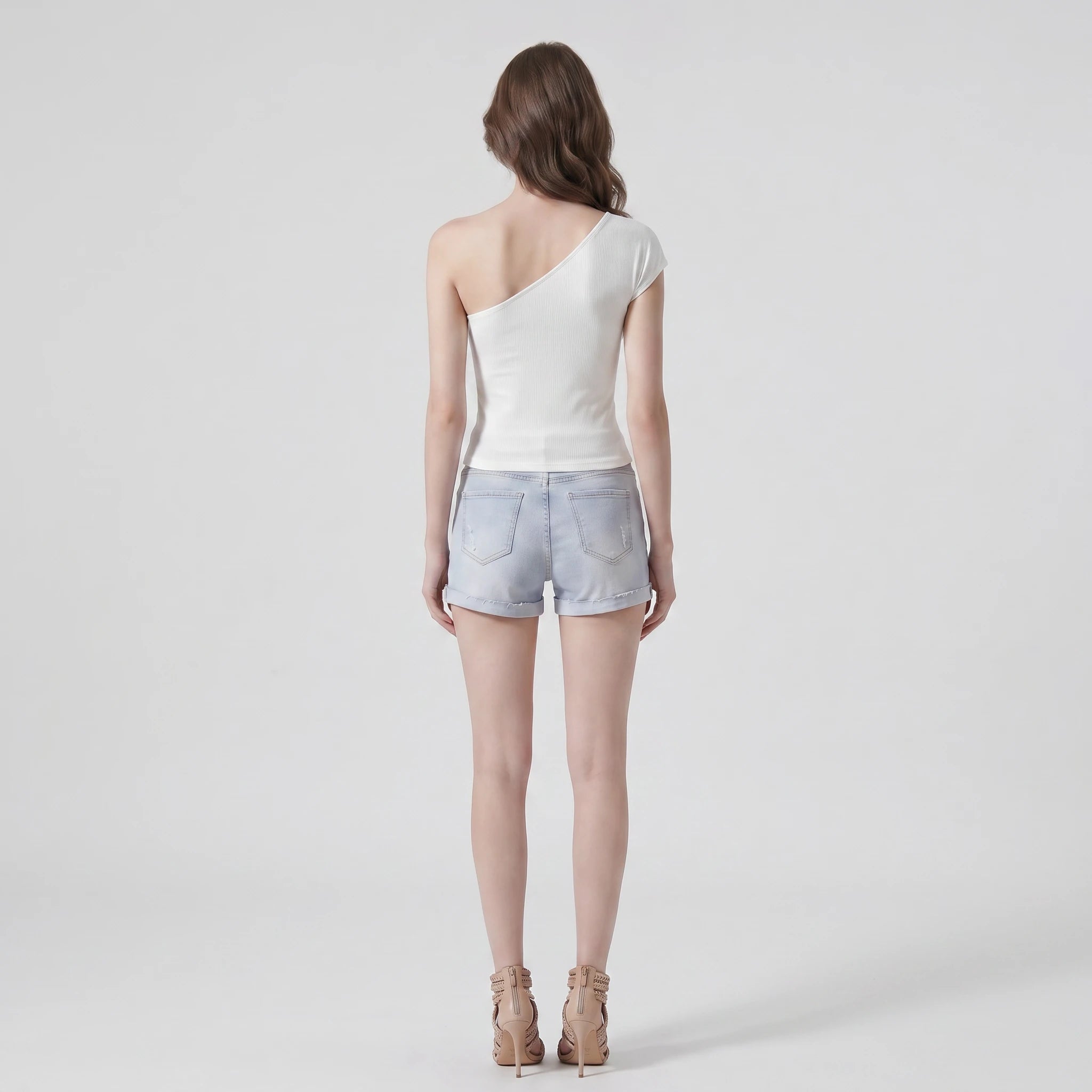 Ring Detail Ruched Top WHD0605296-S-260109