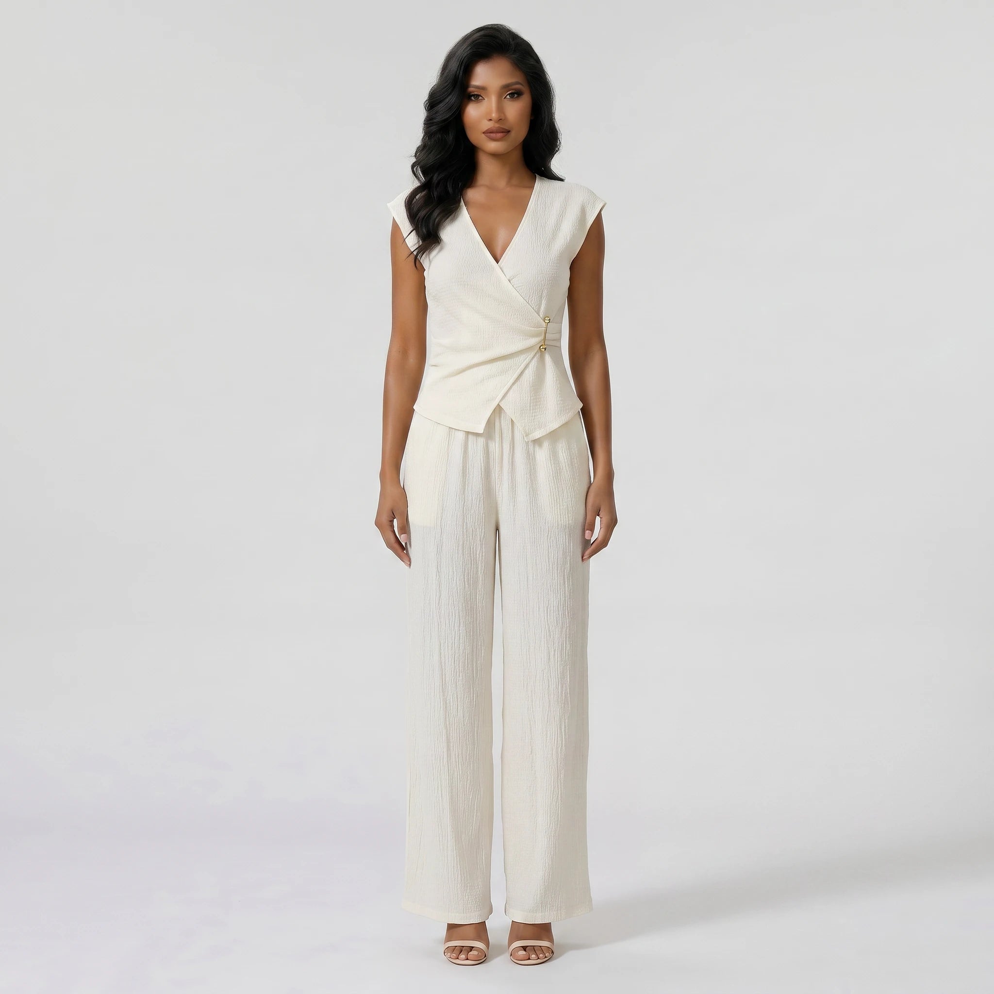 Wrap Wide Leg Jumpsuit WHD0605311-S-251114