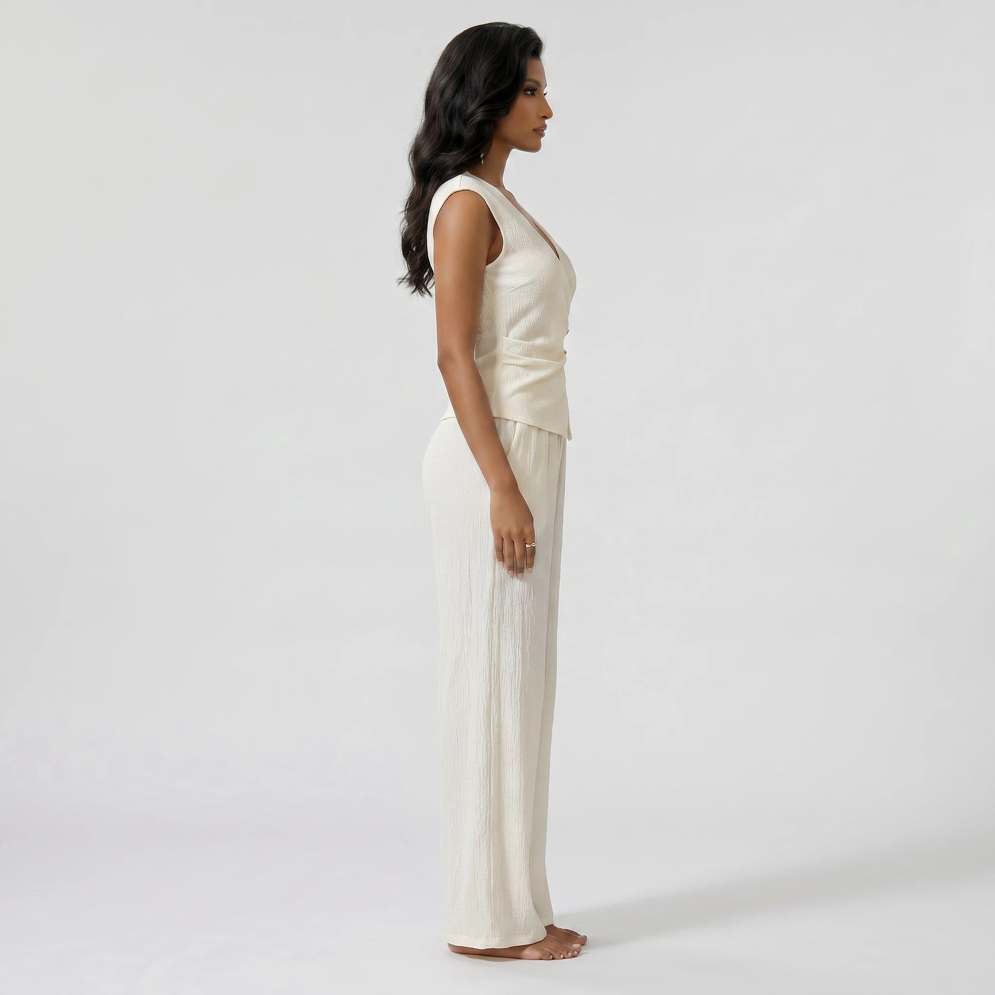 Wrap Wide Leg Jumpsuit WHD0605311-S-251114