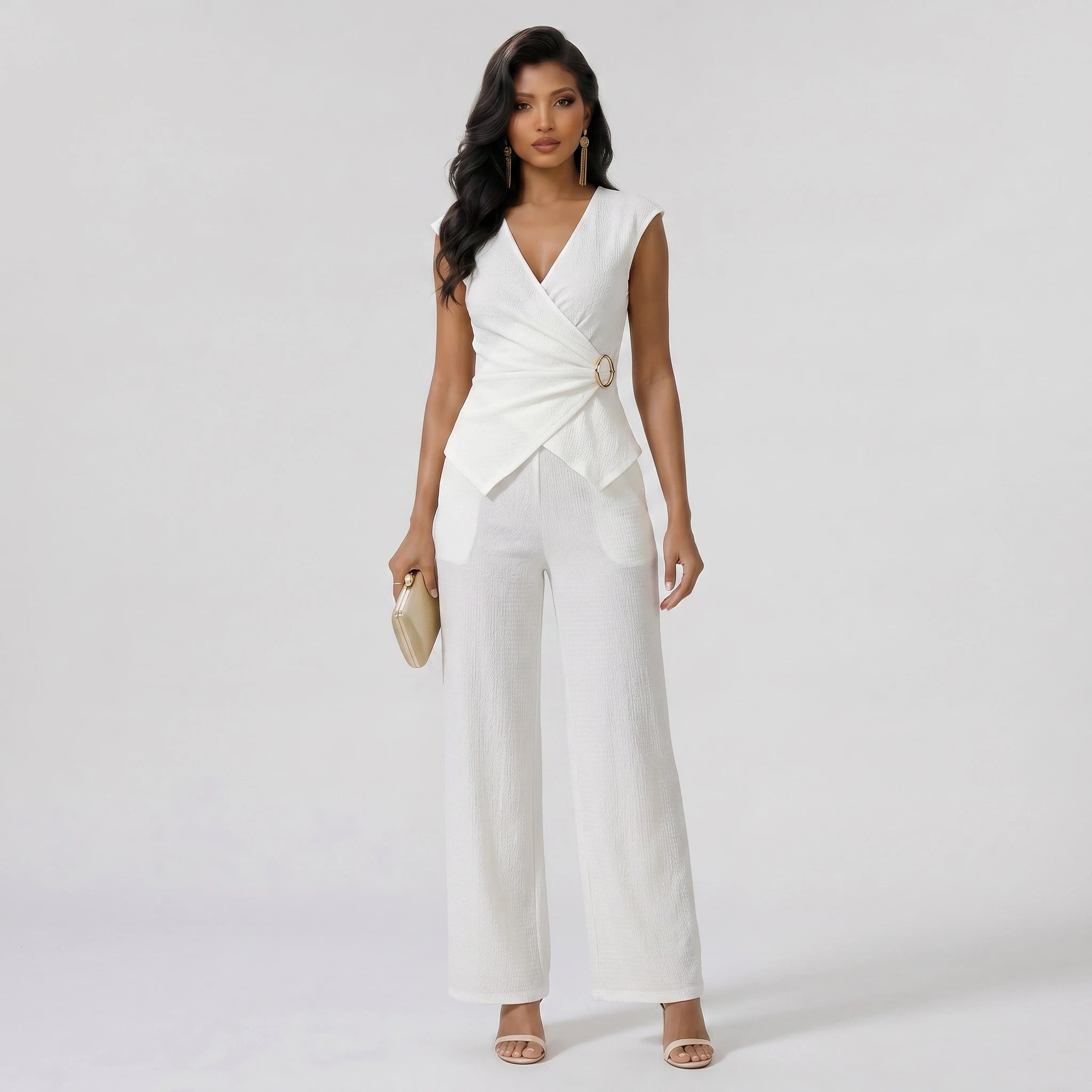 Wrap Wide Leg Set WHD0605312-S-2512187