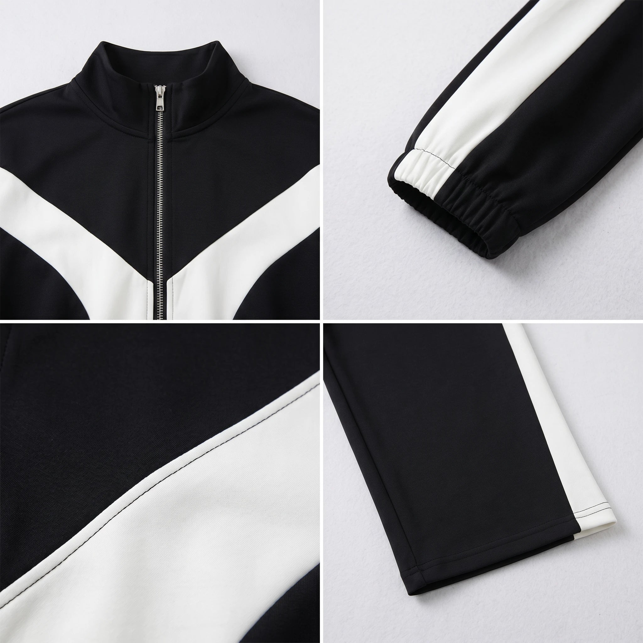 Colorblock Wide Leg Tracksuit WHD0605315-S-2512101