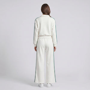 Stripe Half-Zip Lounge Set WHD0605316-S-2512105