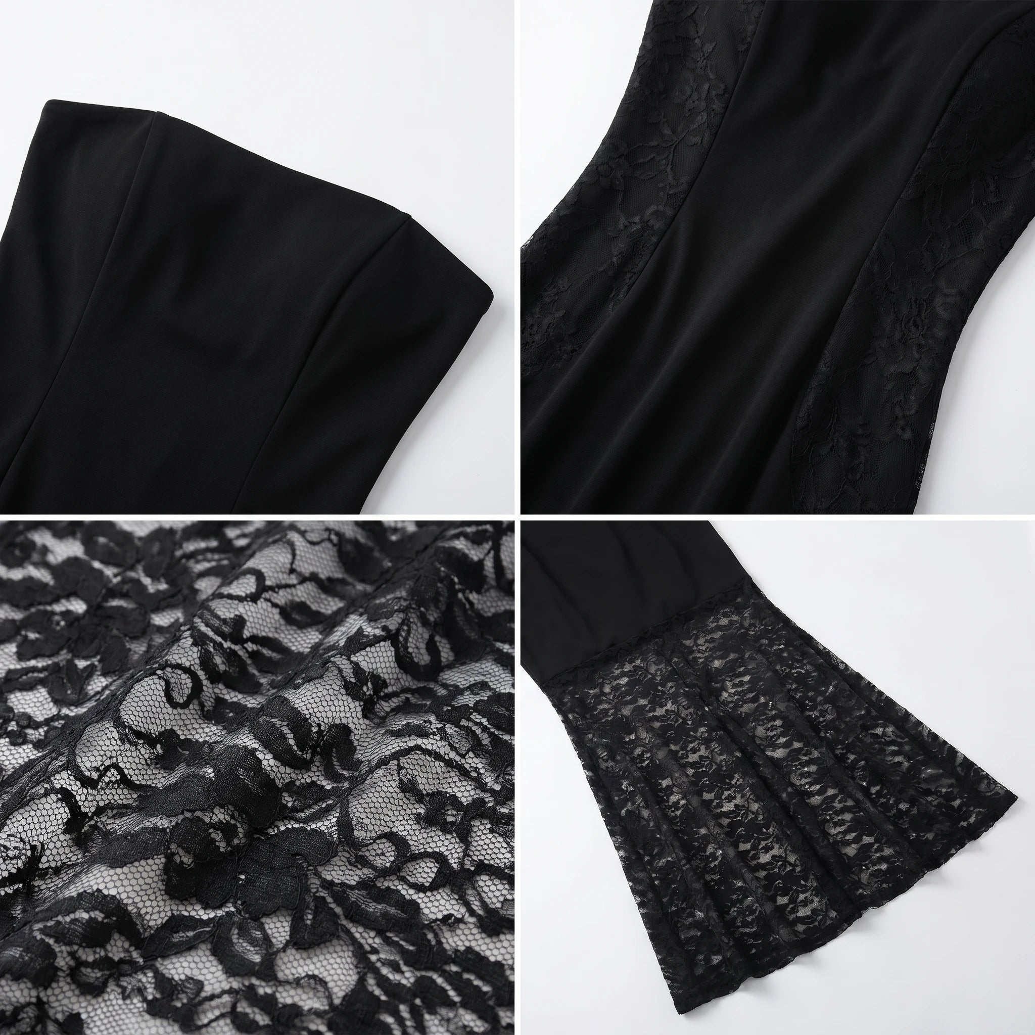 Strapless Lace Maxi Dress WHD0605318-S-251228