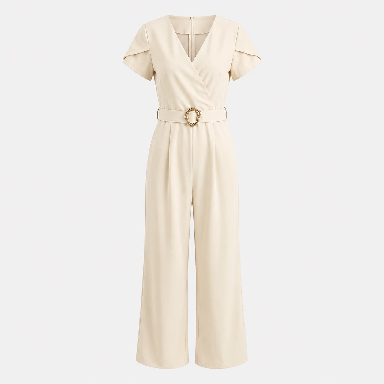 Belted Wide Leg Jumpsuit WHD0605321-LF2512