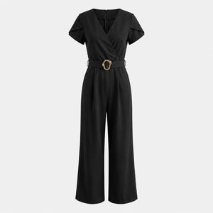 Belted Wide Leg Jumpsuit WHD0605321-LF2512