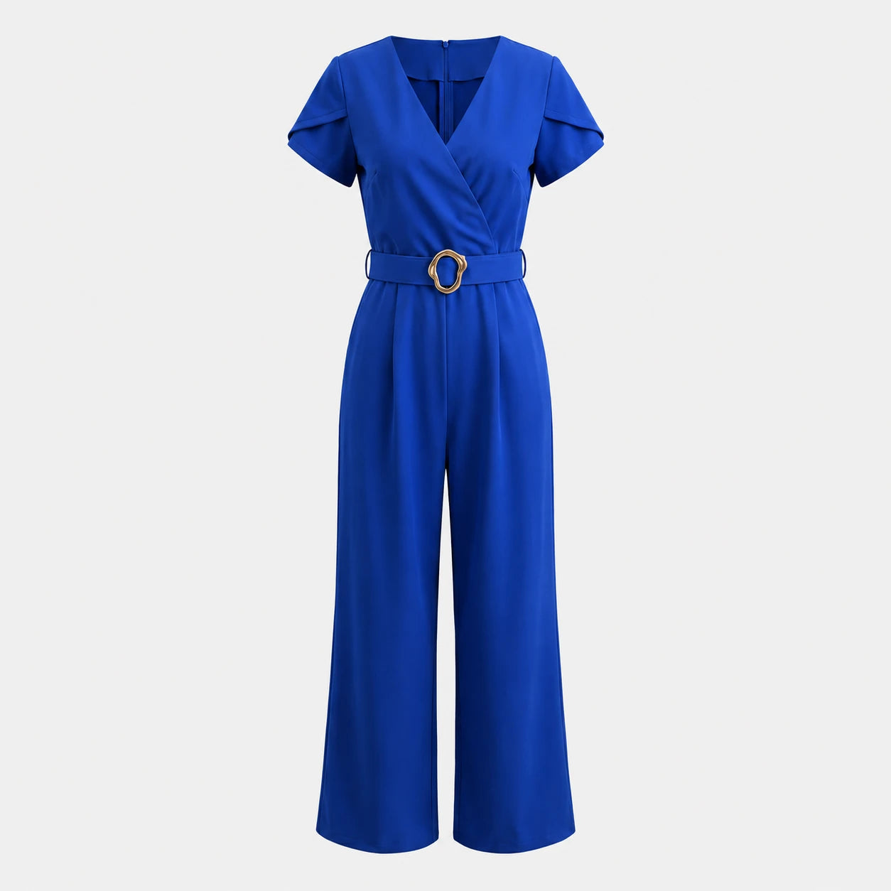 Belted Wide Leg Jumpsuit WHD0605321-LF2512