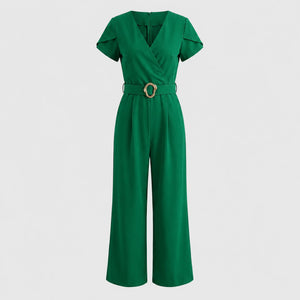 Belted Wide Leg Jumpsuit WHD0605321-LF2512