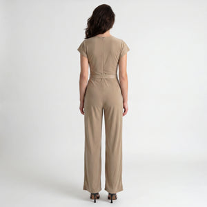 Gold Flower Buckle Jumpsuit WHD0605321-S-251039