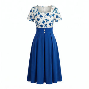 Clover Button Midi Dress WHD0605512-LF2549