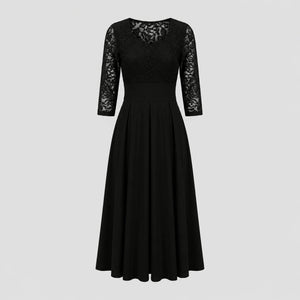 Lace Bodice Midi Dress WHD0605515-LF2539