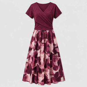 Wrap Top Floral Skirt Set WHD0605523-LF2548