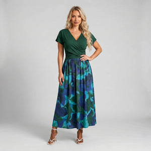 Wrap Top Floral Skirt Set WHD0605523-LF2548