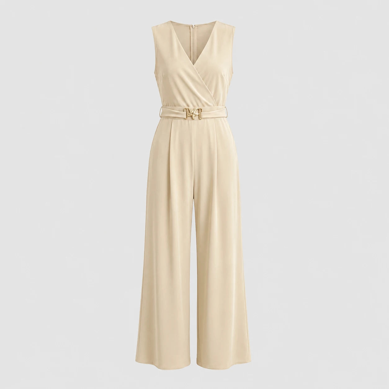 Belted Wide Leg Jumpsuit WHD0605525-LF2513
