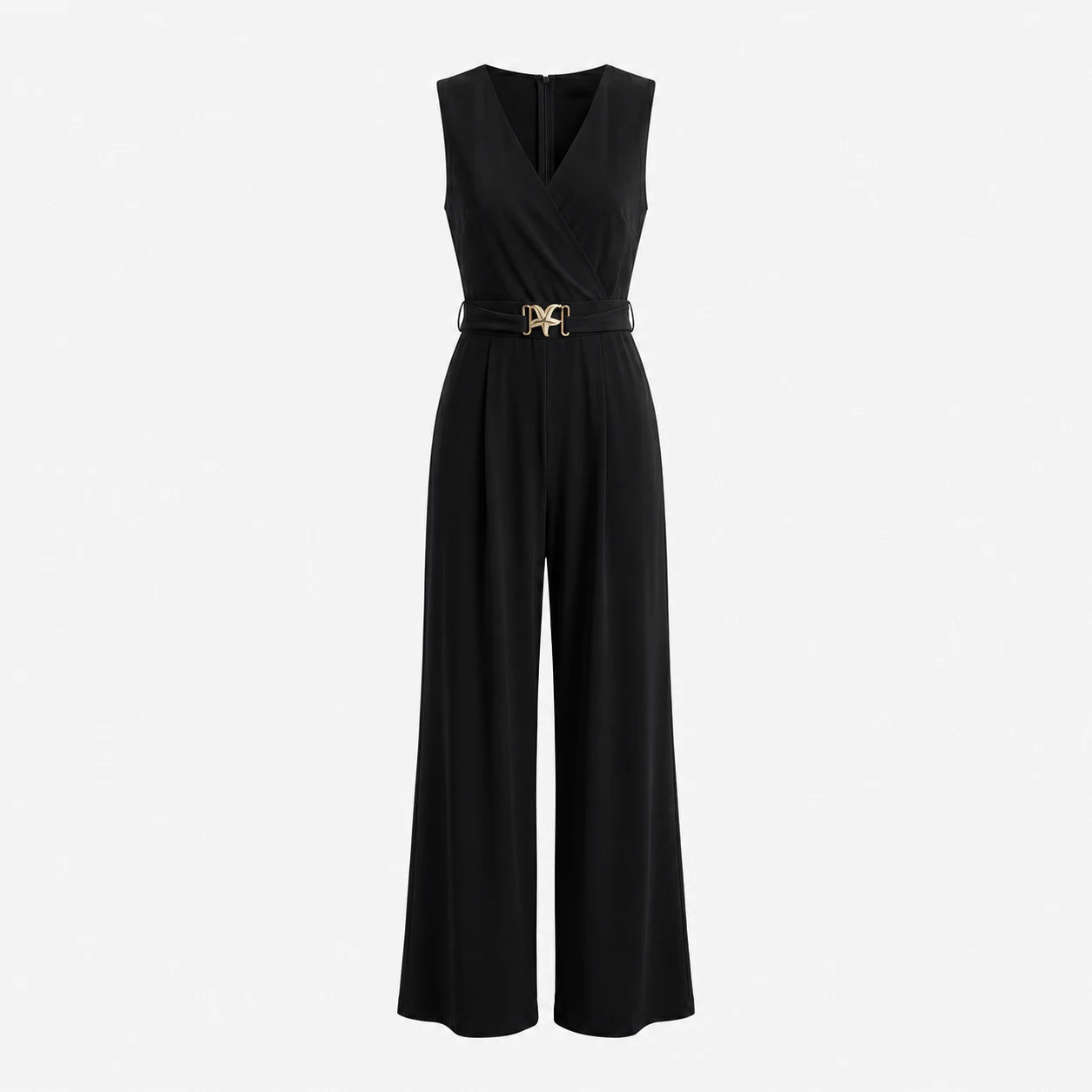 Belted Wide Leg Jumpsuit WHD0605525-LF2513
