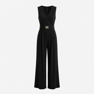 Belted Wide Leg Jumpsuit WHD0605525-LF2513