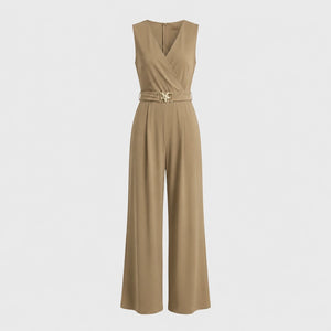 Belted Wide Leg Jumpsuit WHD0605525-LF2513