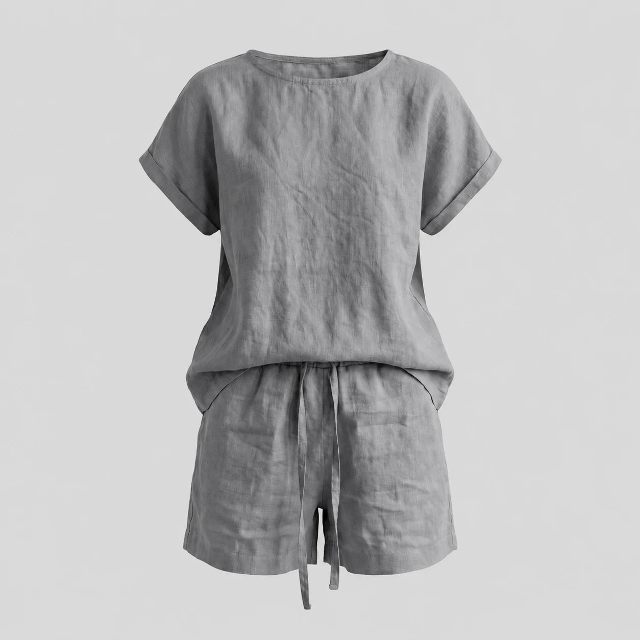 Mint Linen Short Set WHD0606009