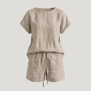 Mint Linen Short Set WHD0606009