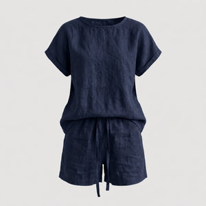 Mint Linen Short Set WHD0606009