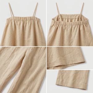 Linen-Look Cami Pants Set WHD0606015