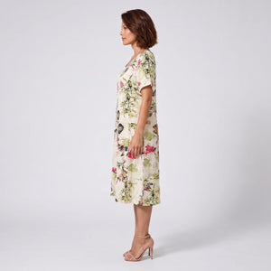 Tropical Floral Midi Dress WHD0606017