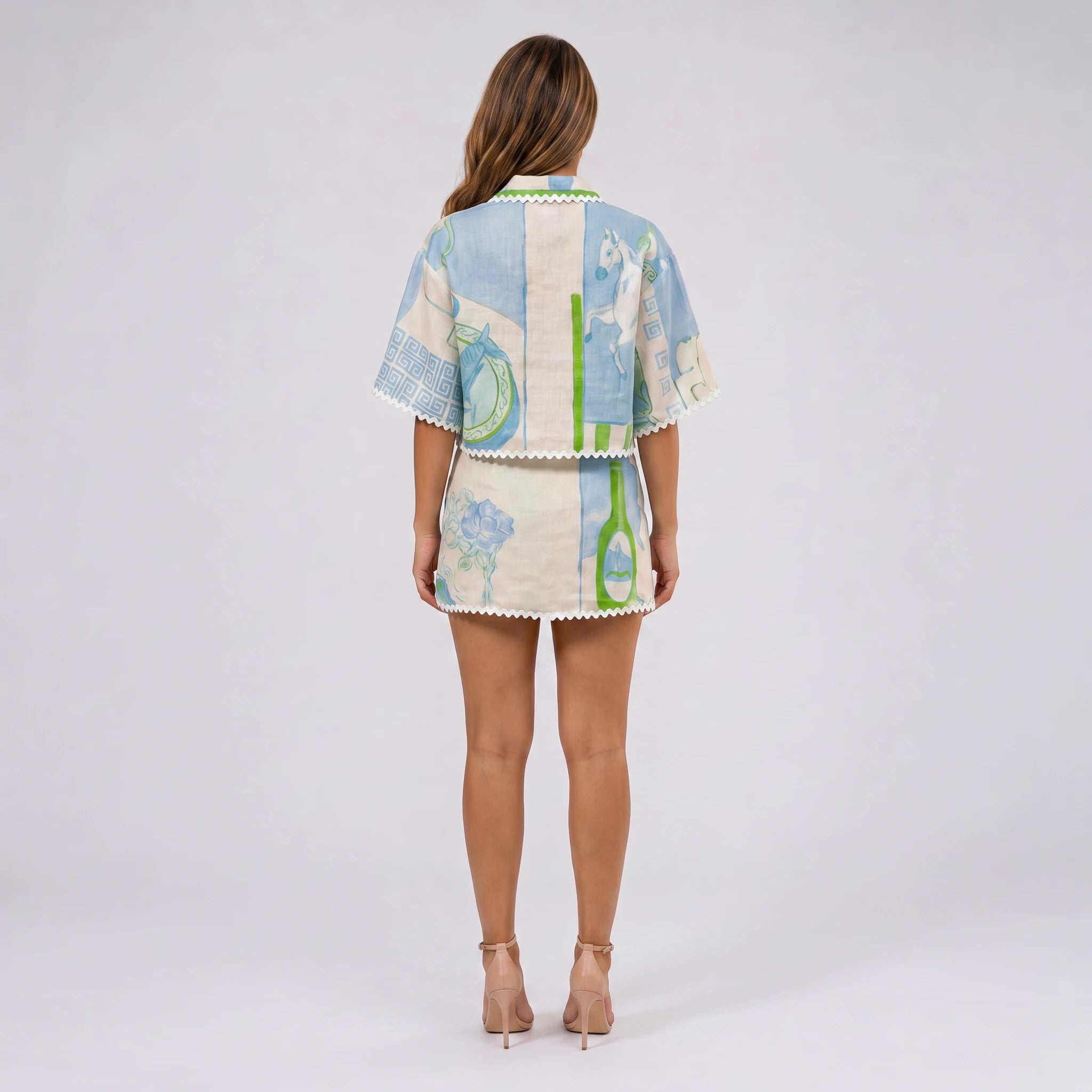 Linen-Look Pocket Midi Dress WHD0606022