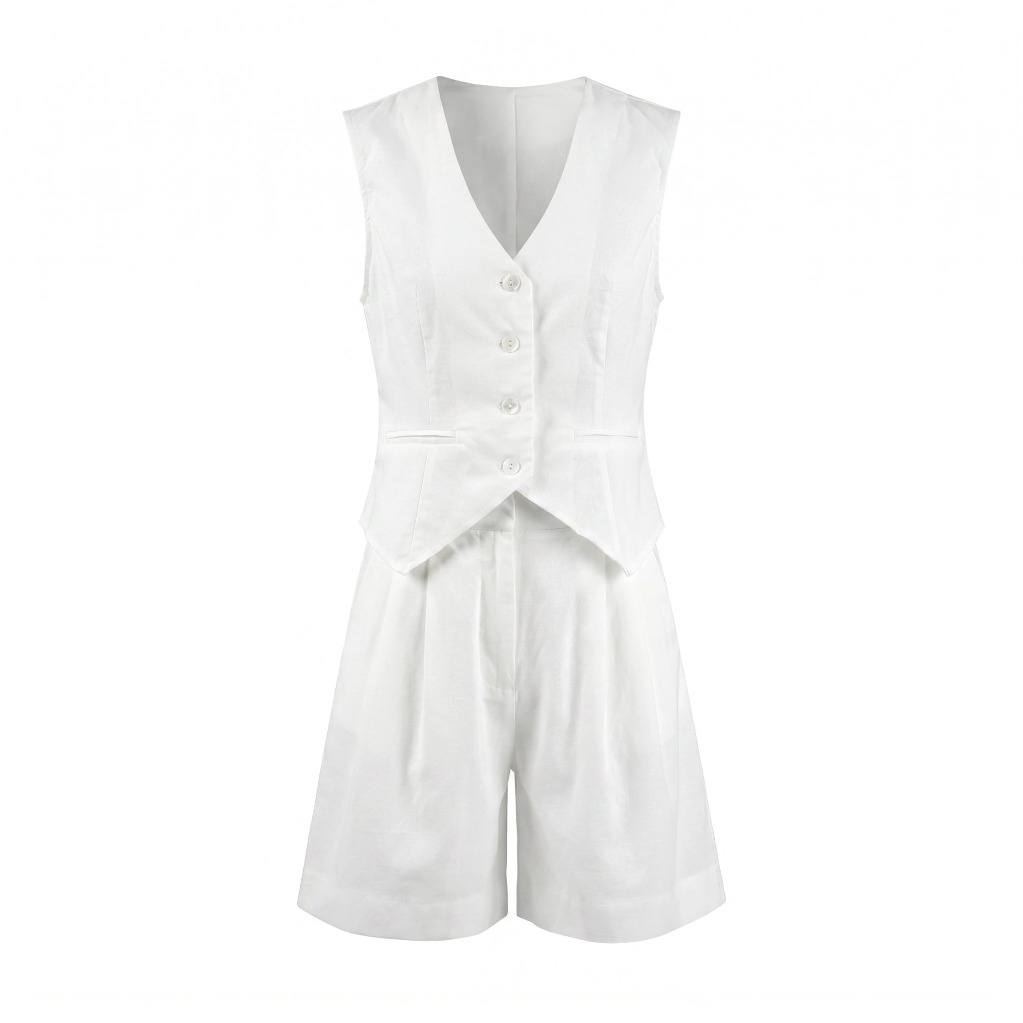 White Puff Sleeve Mini Dress WHD0606024