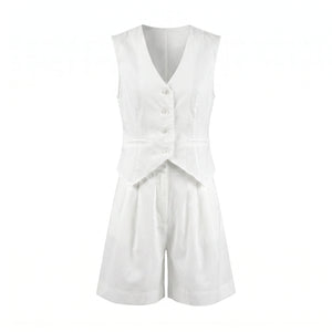 White Puff Sleeve Mini Dress WHD0606024