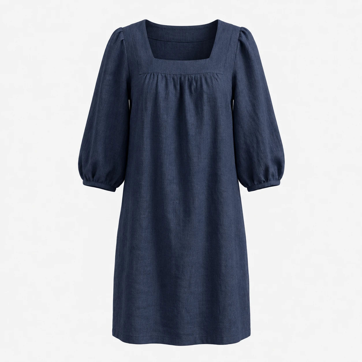 White Puff Sleeve Mini Dress WHD0606025