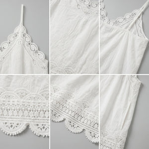 White Puff Sleeve Mini Dress WHD0606026