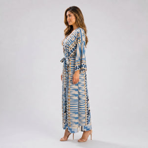 Printed Belted Kimono Cover-Up WHD0606028