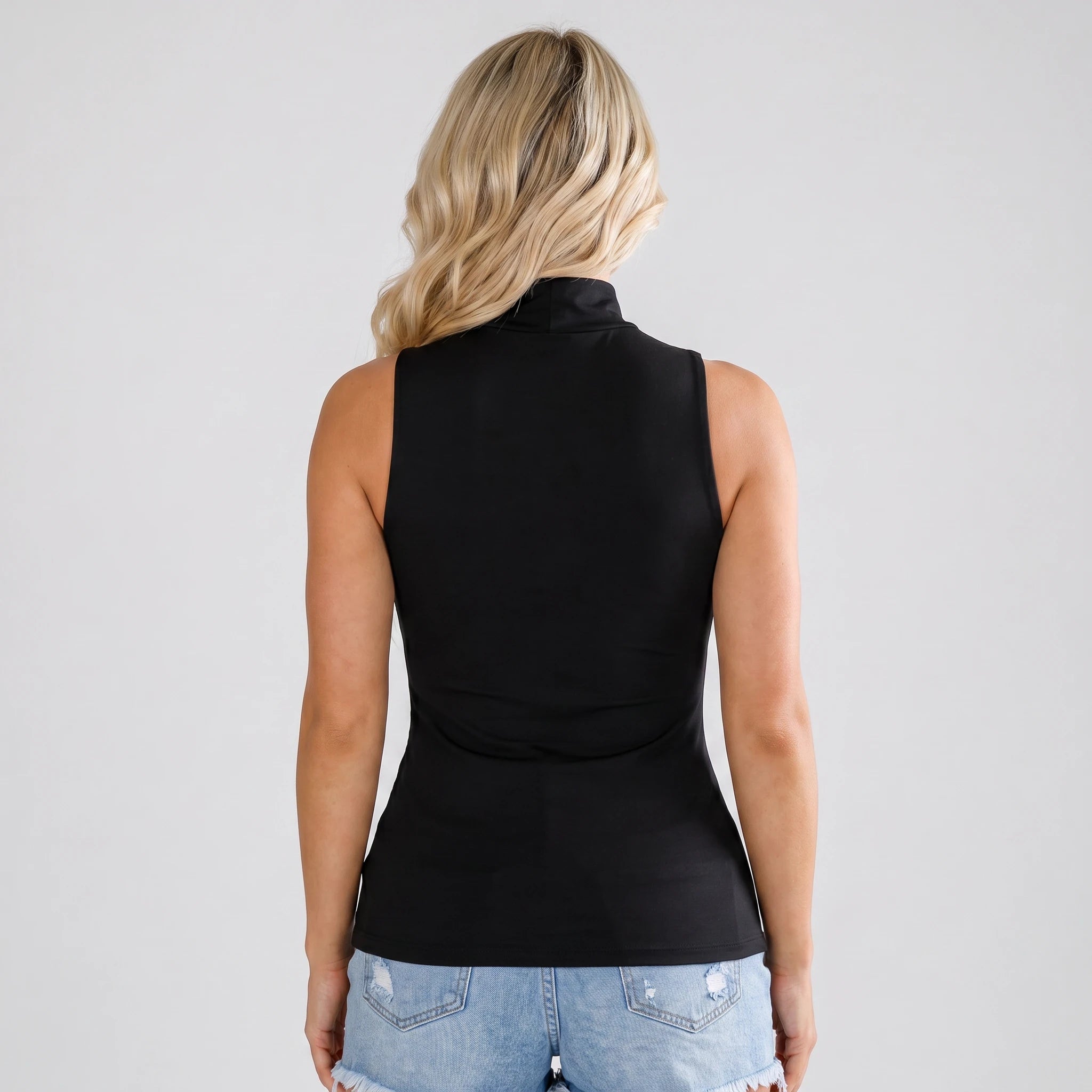 Gold Ring Cutout Top WHD0606042