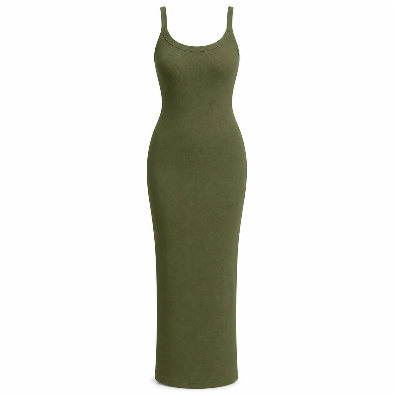 Ribbed Bodycon Maxi Dress WHD0606054