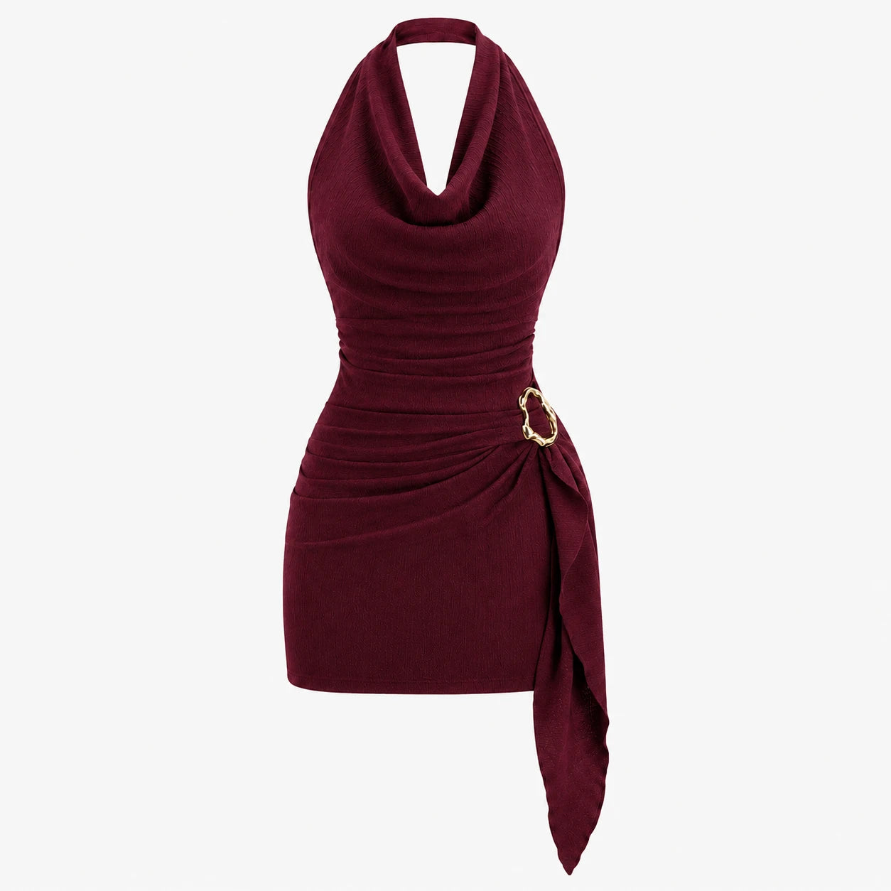 Halter Ring Mini Dress WHD0606055