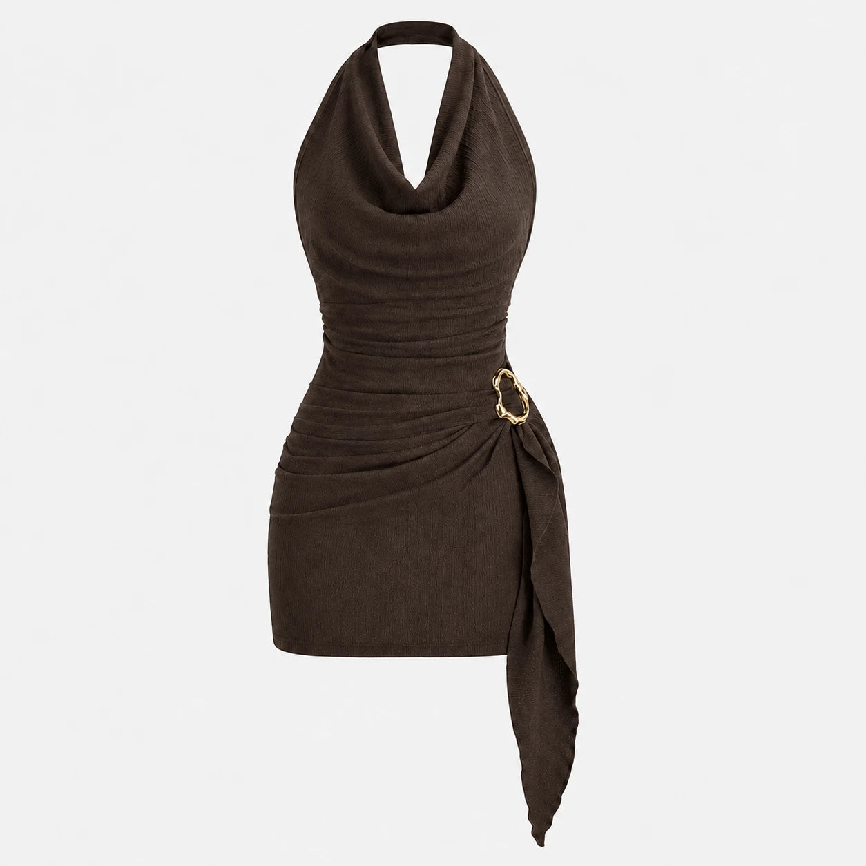 Halter Ring Mini Dress WHD0606055