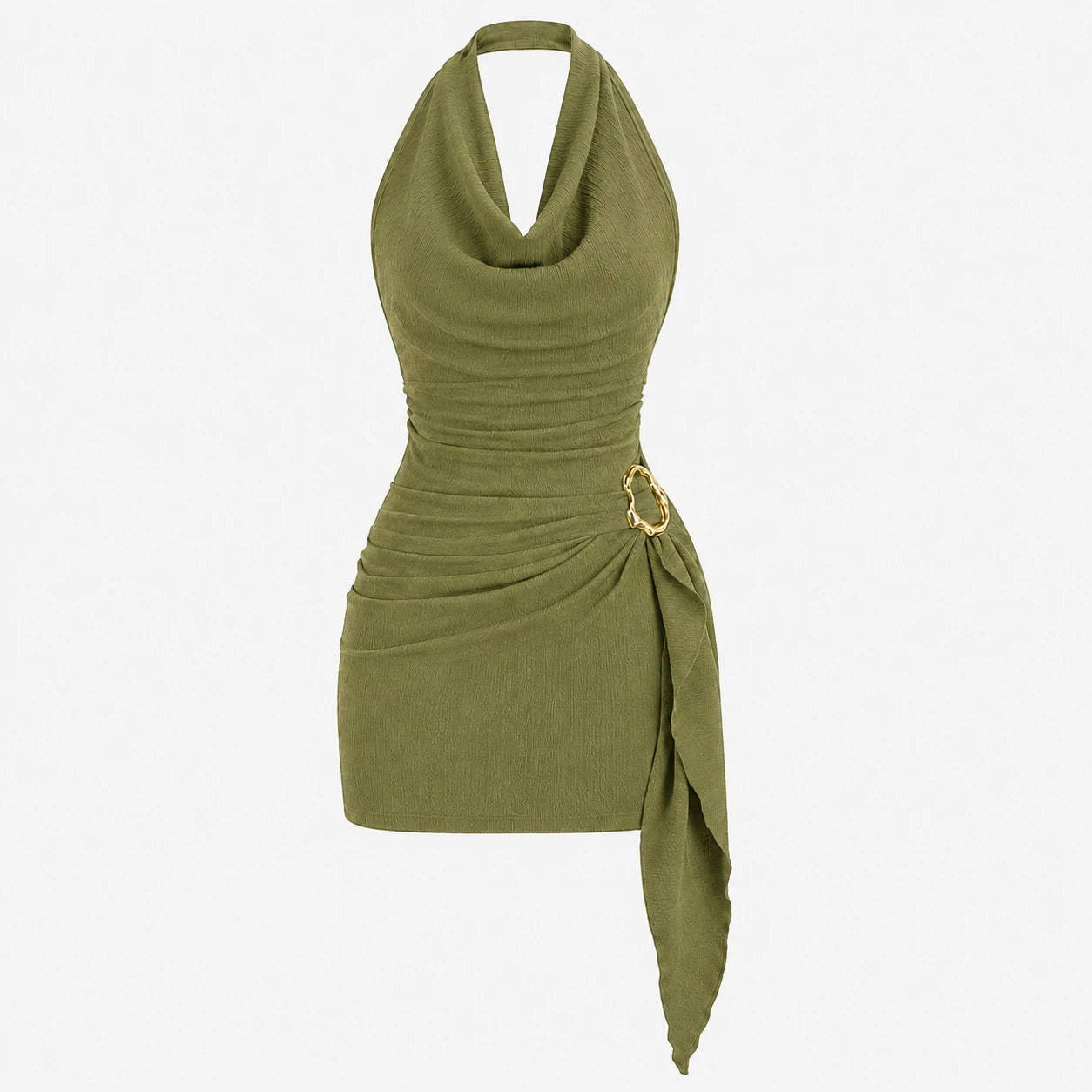 Halter Ring Mini Dress WHD0606055