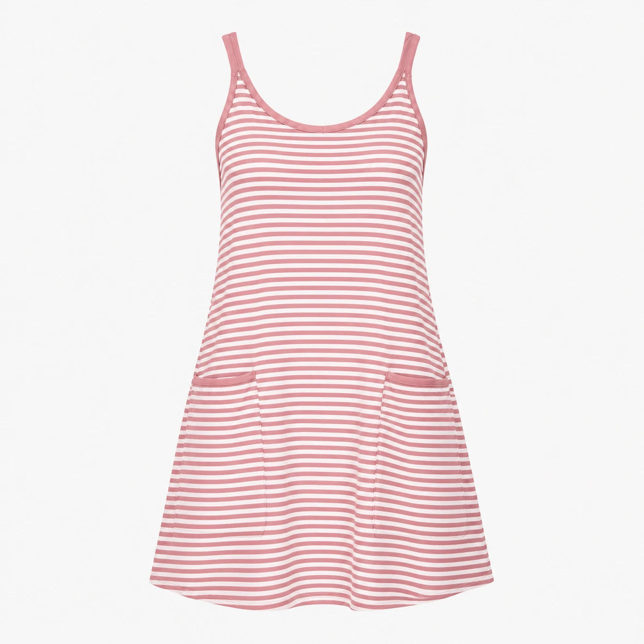 Striped Pocket Tank Dress WHD0606059