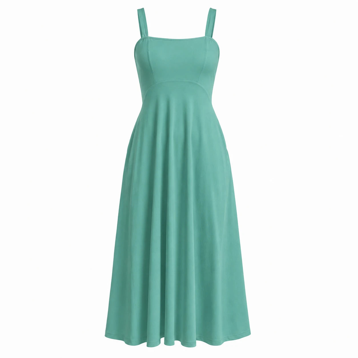 White Tie-Back Midi Dress WHD0606061