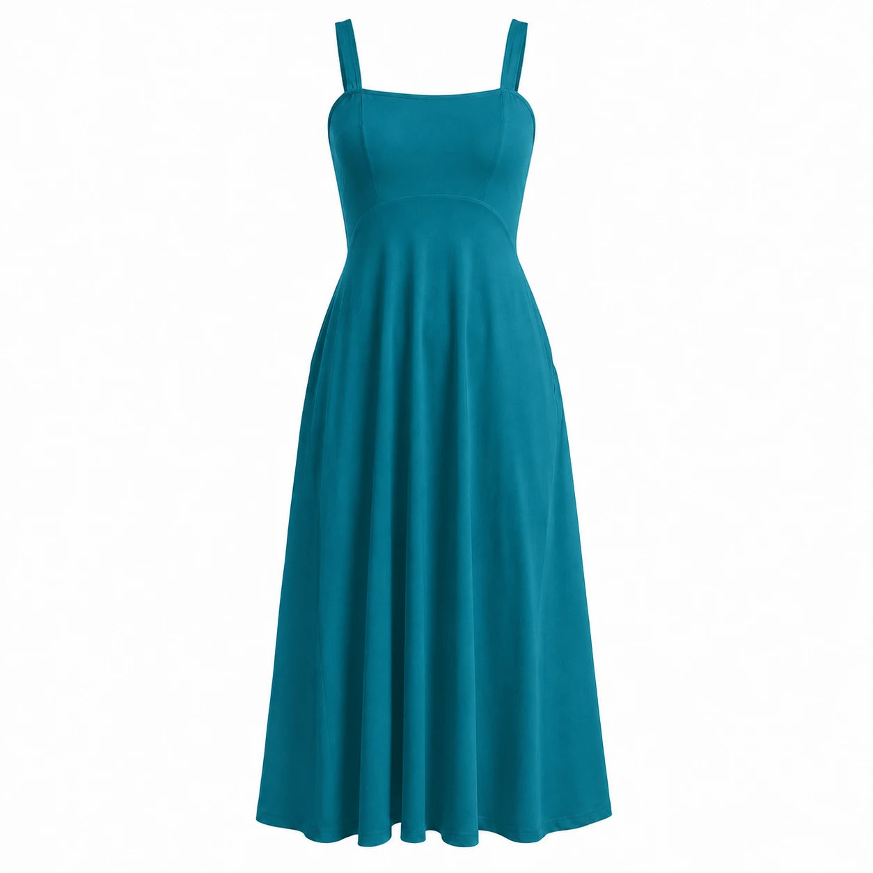 White Tie-Back Midi Dress WHD0606061